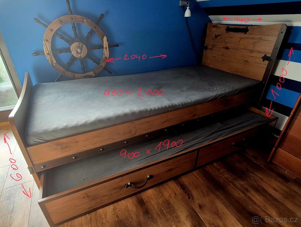 Dětská postel - Pirate - 2