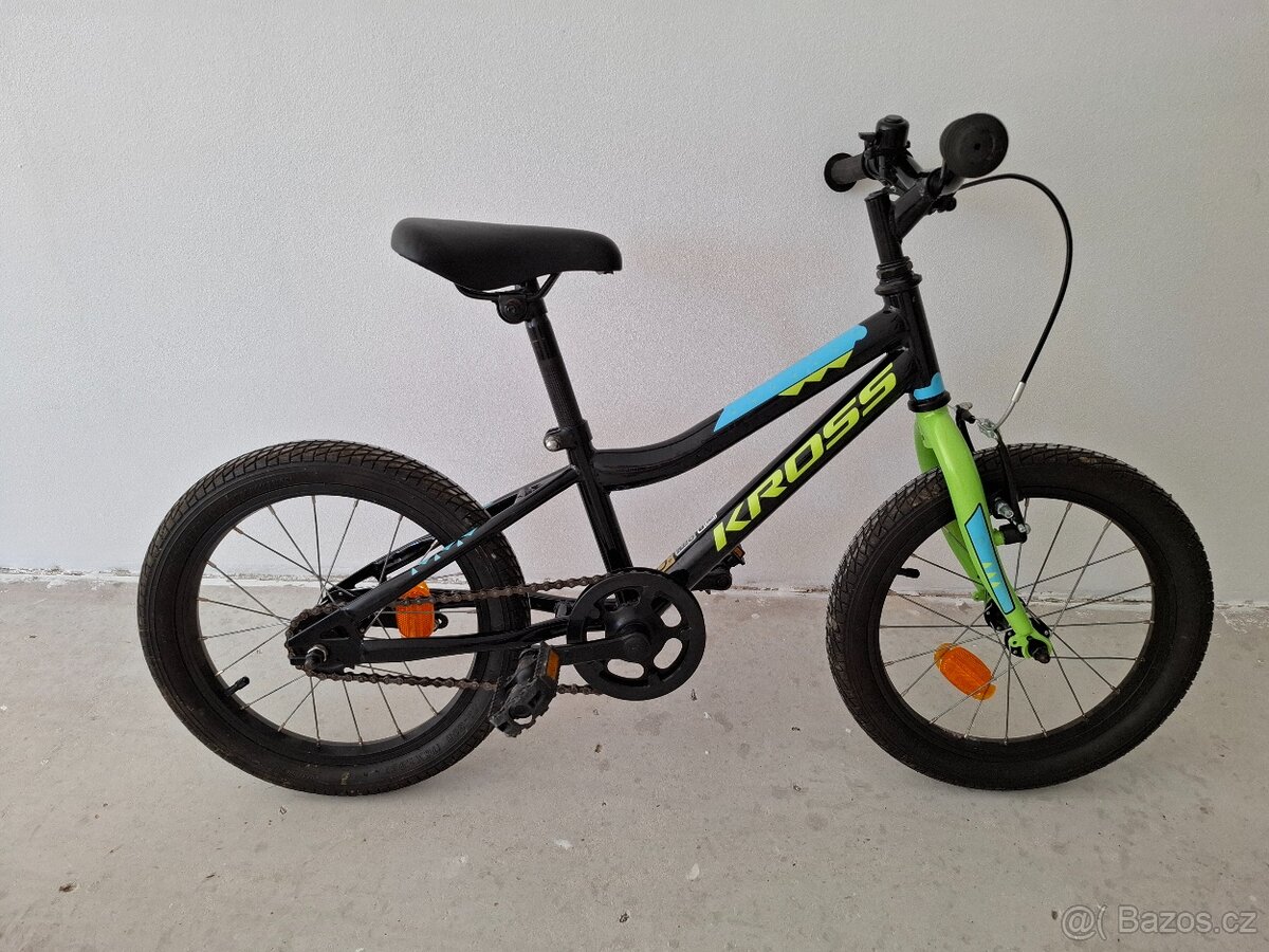 Dětské kolo KROSS 16" + přídavná kolečka - 2