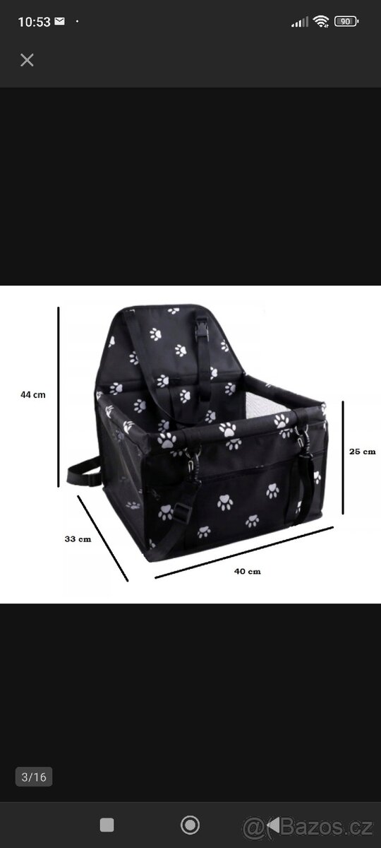 Autosedačka pro mazlíčky - 2