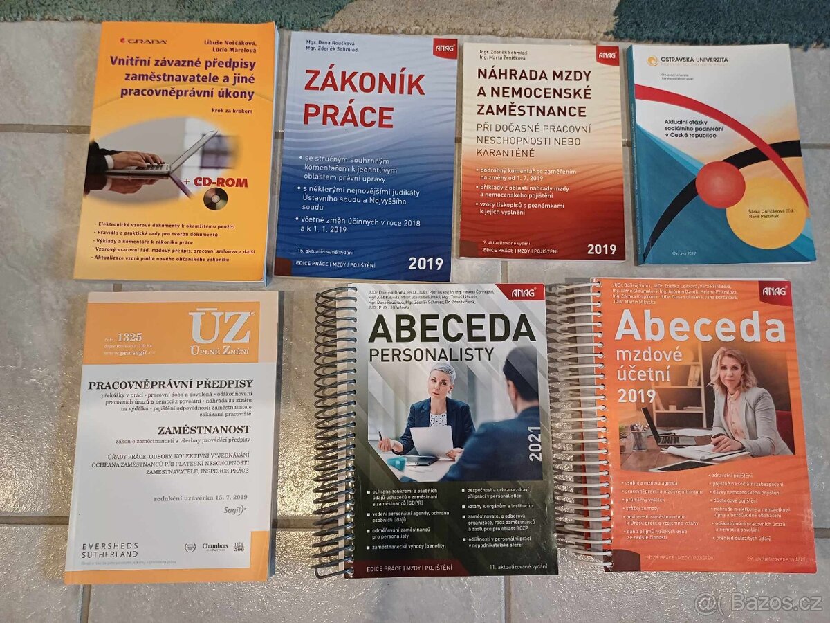 Knihy - personalistika, podnikání, zákoník práce atd. (STARŠ - 2