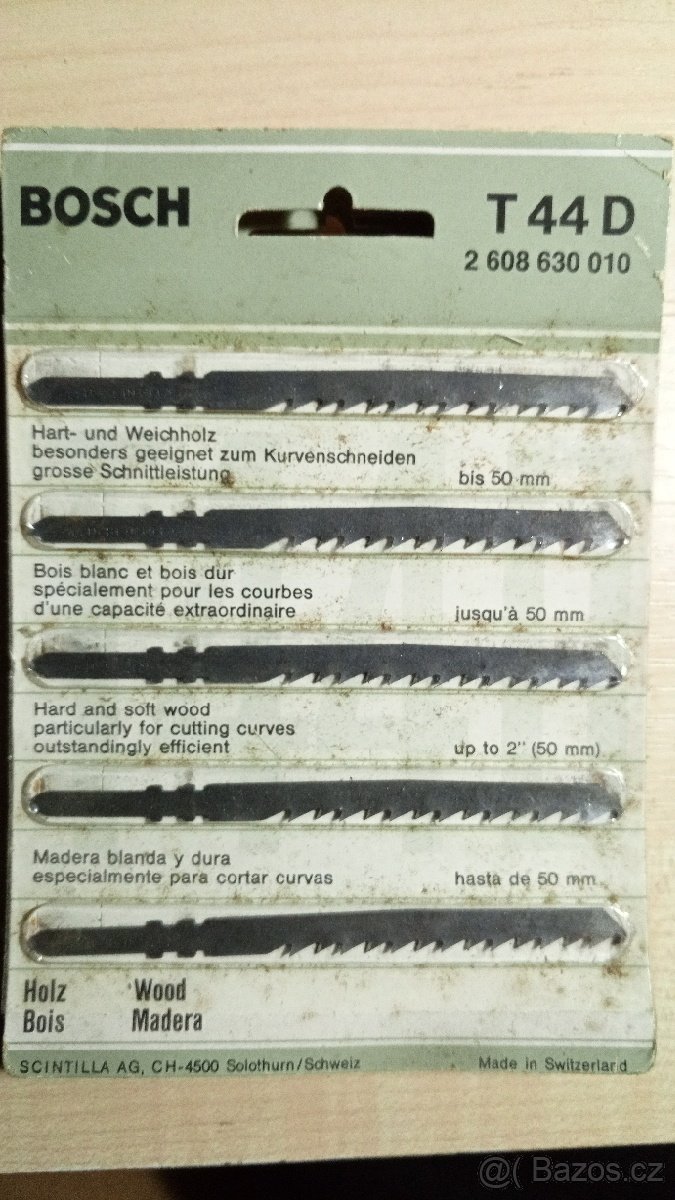 Pilky pro přímočarou pilu Bosch - 2