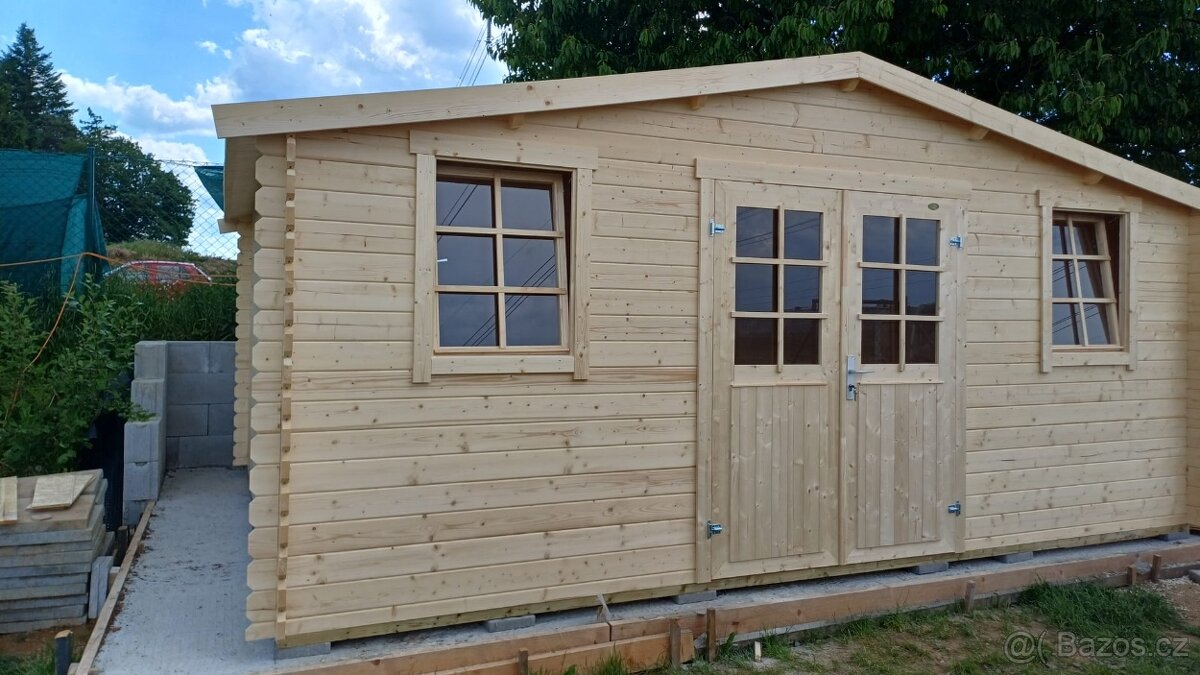 Dřevěný zahradní domek Wels 5, 510 x 400 cm, 28 mm - 2