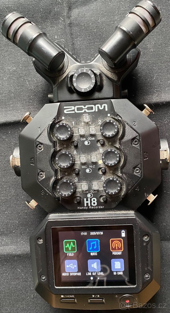 Zoom H-8, set mikrofonů a příslušenství, perfektní stav - 2
