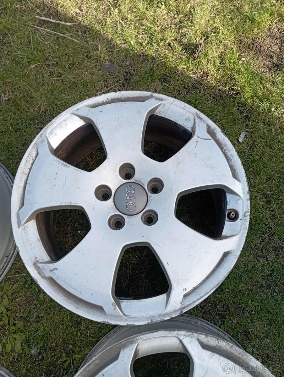 ALU 5x112 R17 originál audi vhodné na zimní sadu - 2