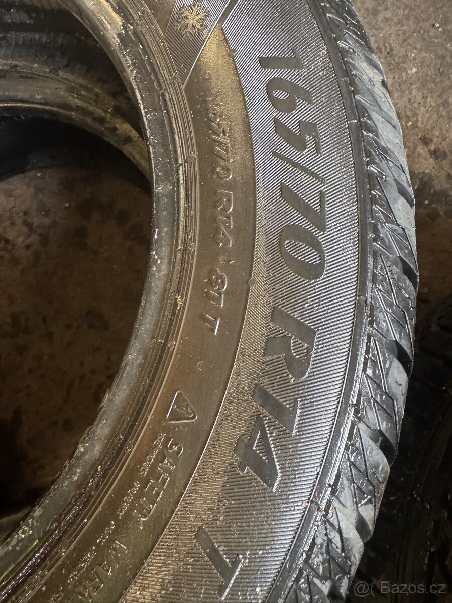 Zimni pneu 165/70 r14 -7mm - 2