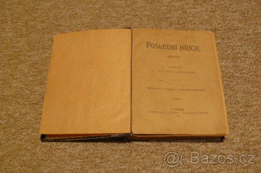 Wilkie Collins - Poslední hřích (RARITA) - 2