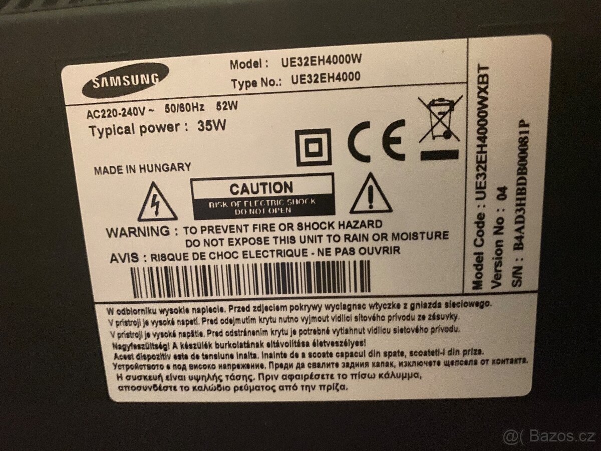 TV SAMSUNG 82CM S DO PRODEJ/VÝMĚNA - 2