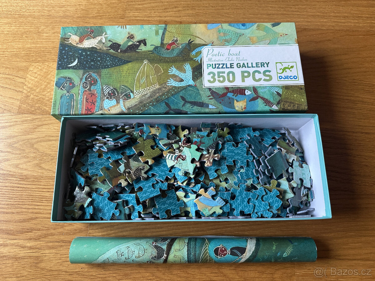 Puzzle DJECO Poetic Boat – 350 dílků - 2