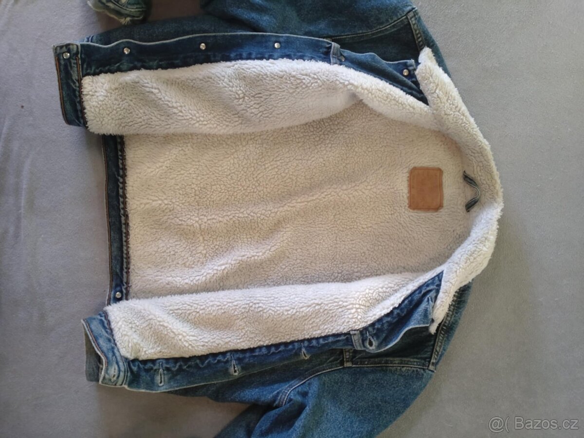 RIFLOVÁ BUNDA LEVI'S KOŽÍŠEK XL - 2
