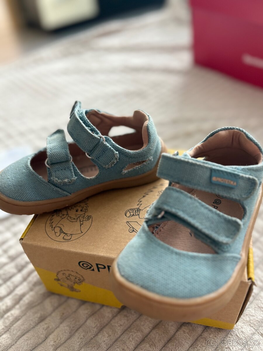 Sandálky protetika tafi jeans 23 - 2