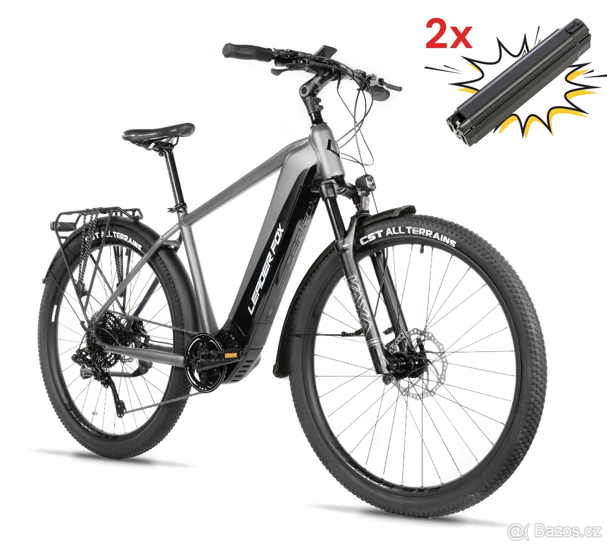 Leader Fox BARNET PÁNSKÝ 28", BAFANG M510, 2ks b - 2