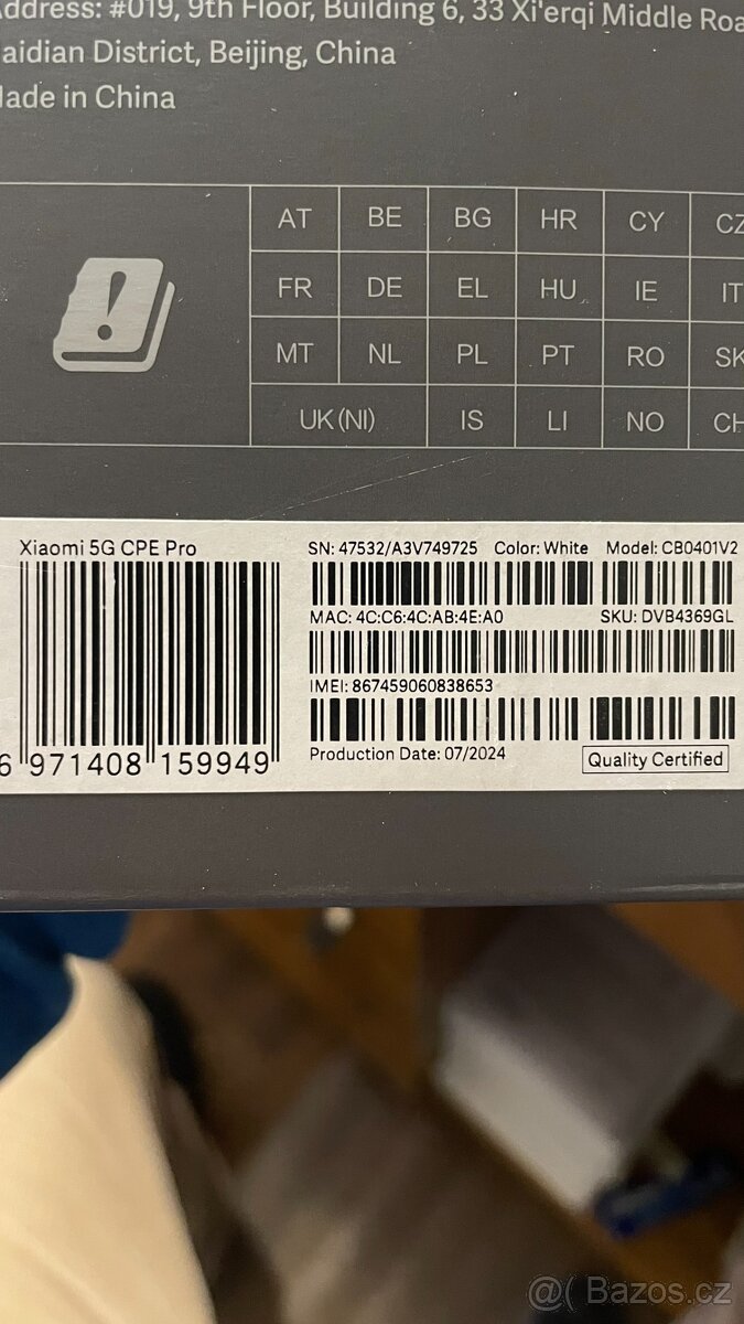 Xiaomi 5G CPE Pro modem , zánovní 07/2024 - 2