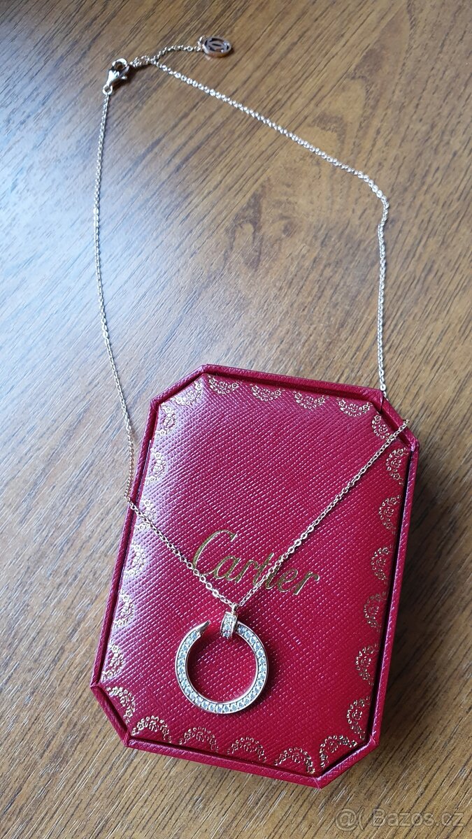 Náhrdelník Cartier Hřebík s kamínky - 2