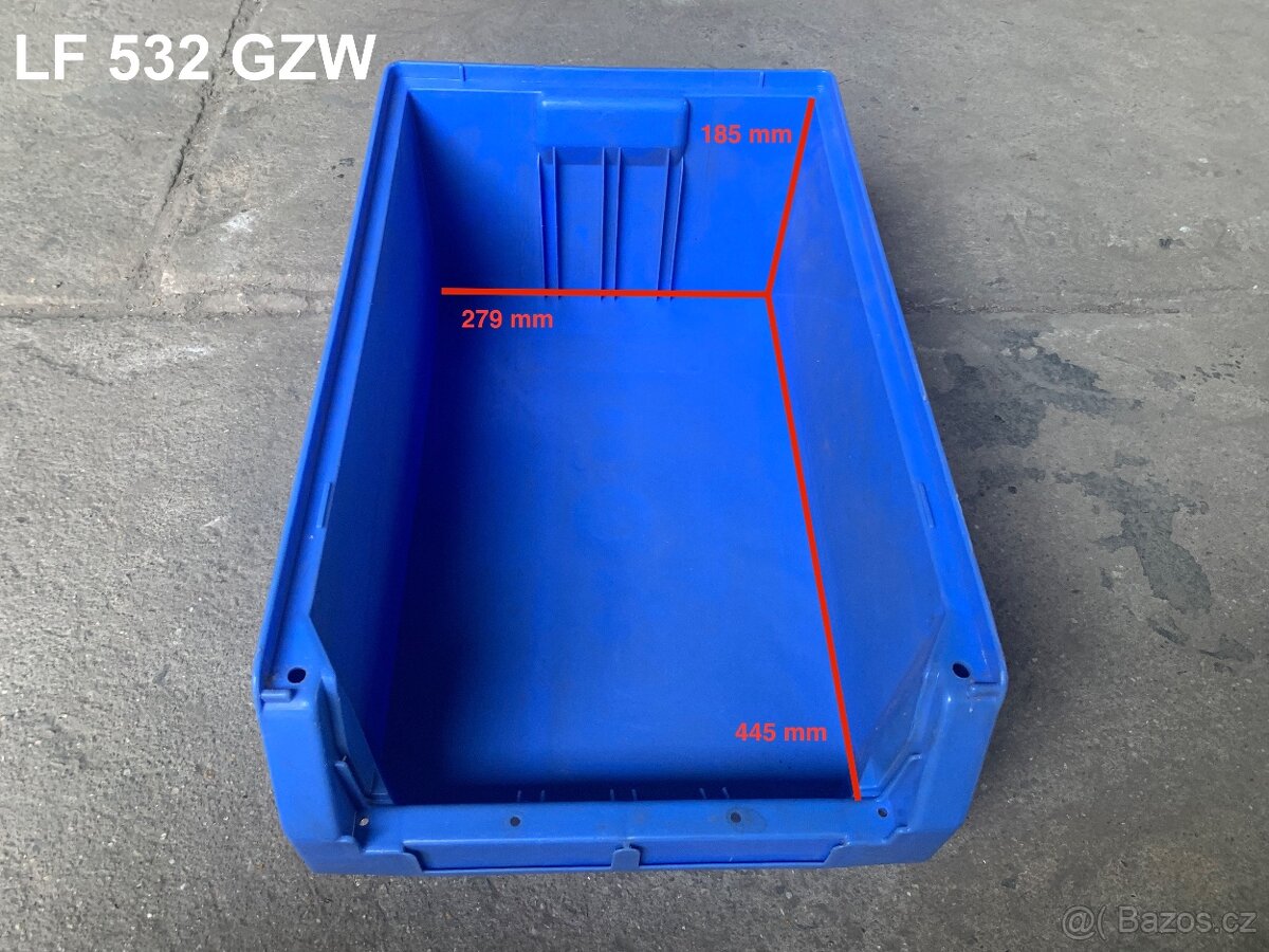 Plastové boxy/přepravky na drobné díly - 2