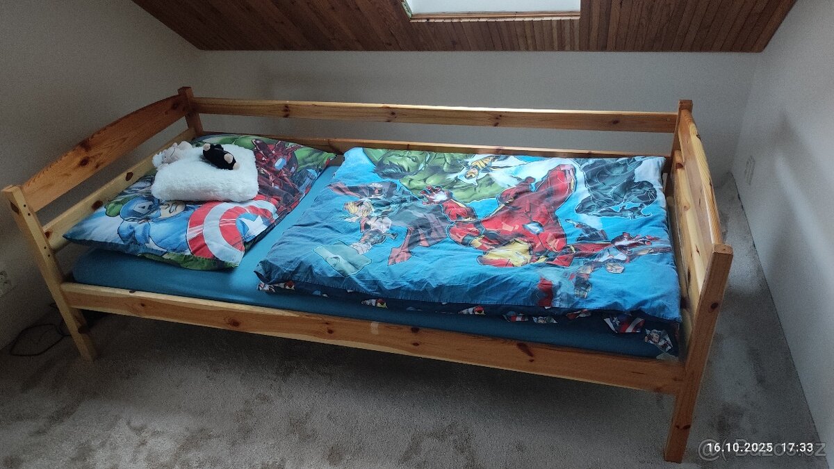 Postel 200x90 borovice - 2