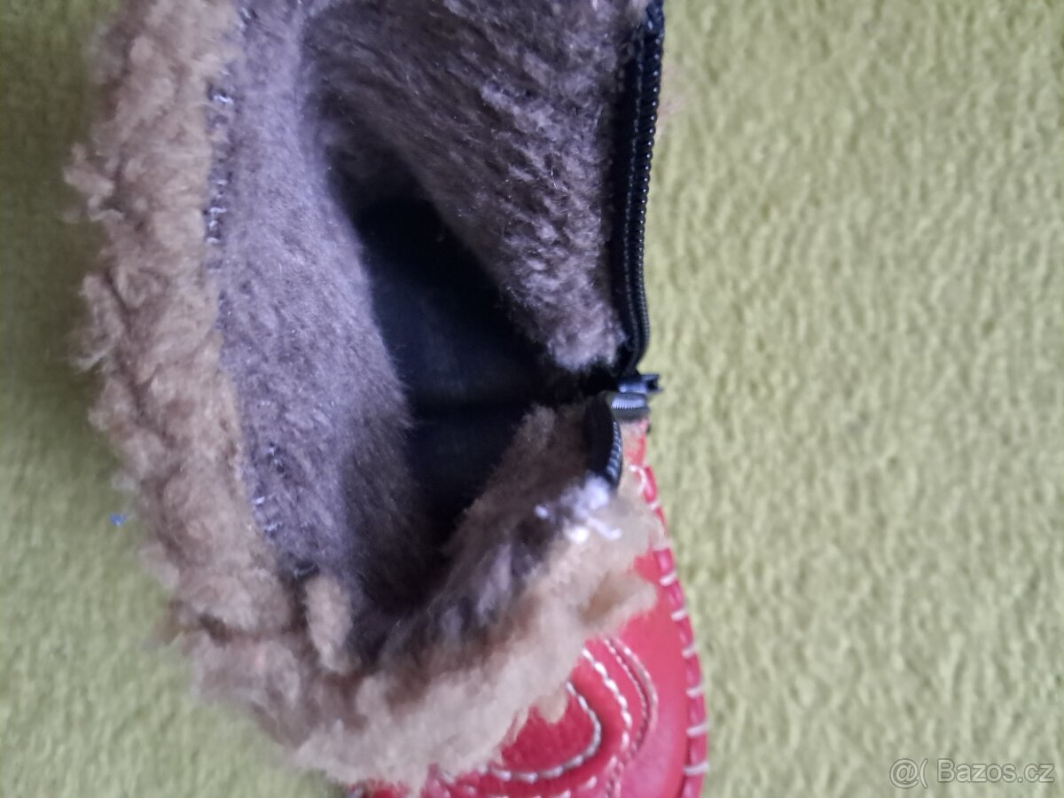 Zimní barefootové boty Baby Bare, vel. 19, stélka 127 mm - 2