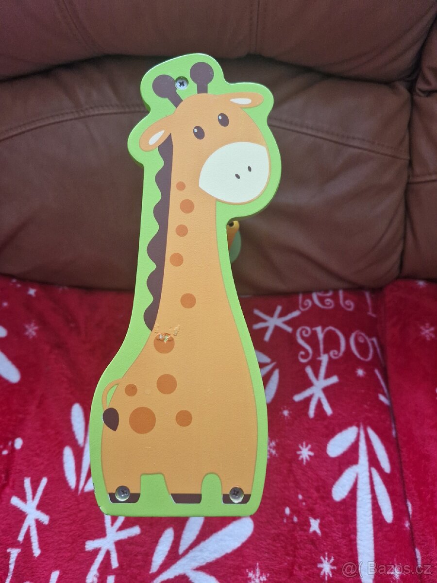 Dřevěné počítadlo žirafa - 2