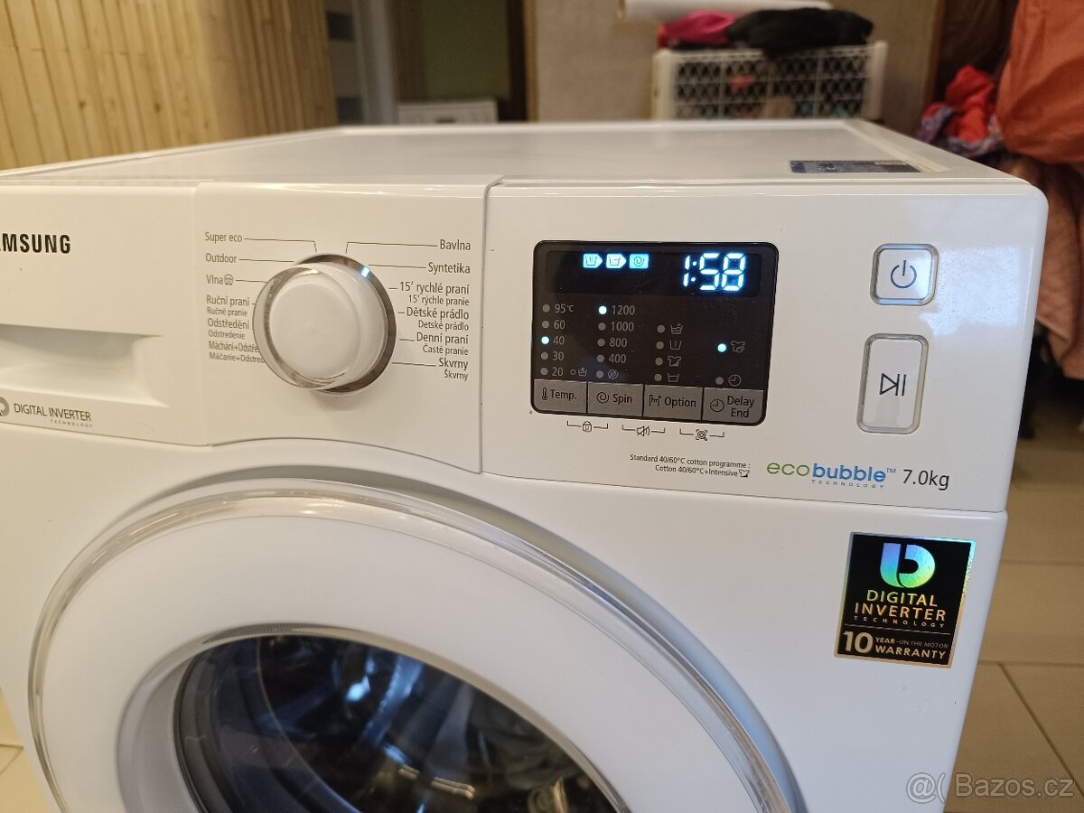 Pračka Samsung Eco Bubble na 7 kg - 2