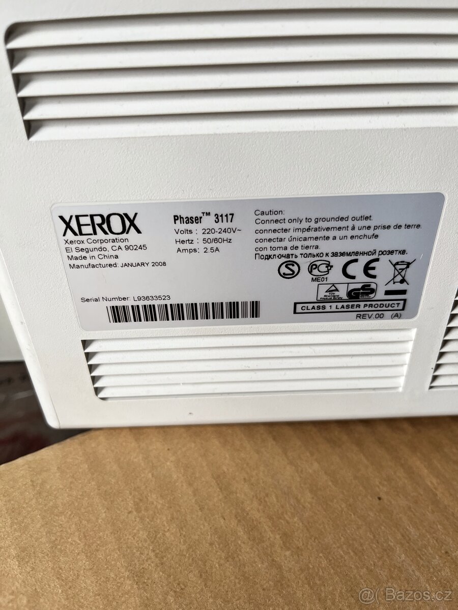 Laserová tiskárna Xerox Phaser 3117 + NOVÝ TONER - 2