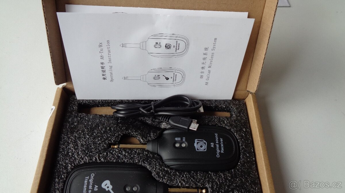 Bezdrátové propojení-hudební nástroj - zesilovač - 2