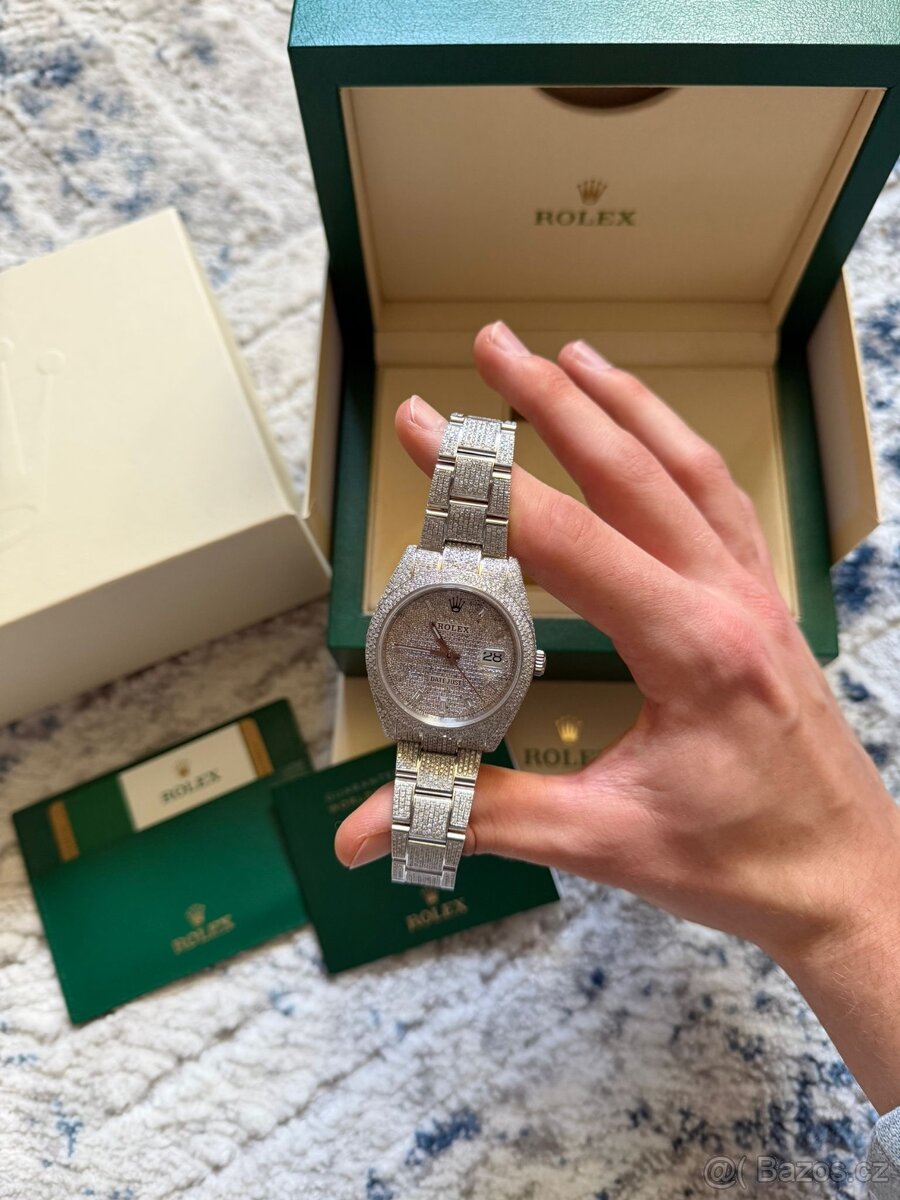 Rolex Datejust Oyster Full Iced Out - 2