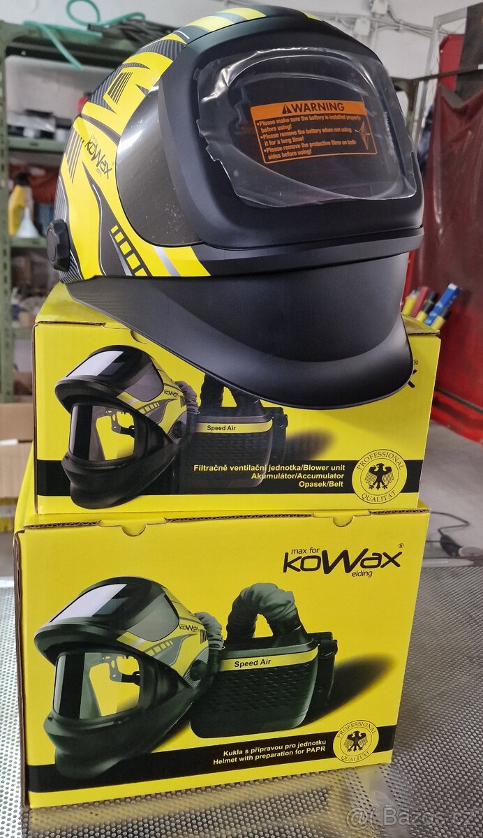 Filtračně ventilační jednotka KOWAX Speed Air + kukla Flip A - 2