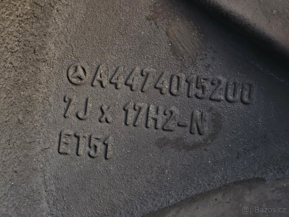 ALU kolo disk VW R17 5x112 1KS Mercedes V - 2