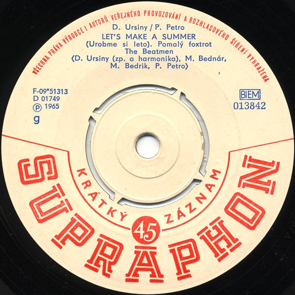 The Beatmen – Break It / Let's Make A Summer (SP) - 2