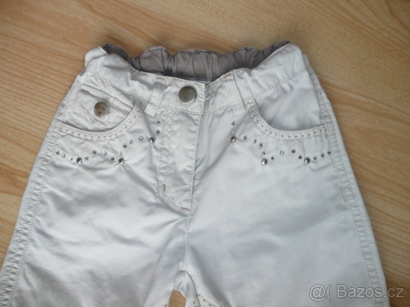 Dívčí plátěné kalhoty vel.104 - 2