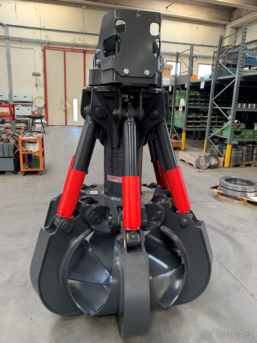 Polypový drapák do kovošrotu pro jeřáby FUCHS a jiné - 2