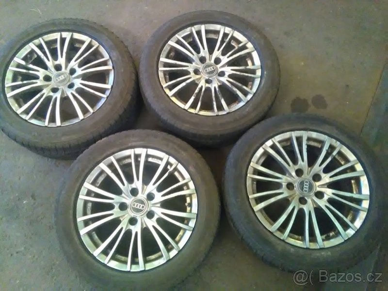 Alu kola 5x112 + pneu zimní 205/55/16 - 2