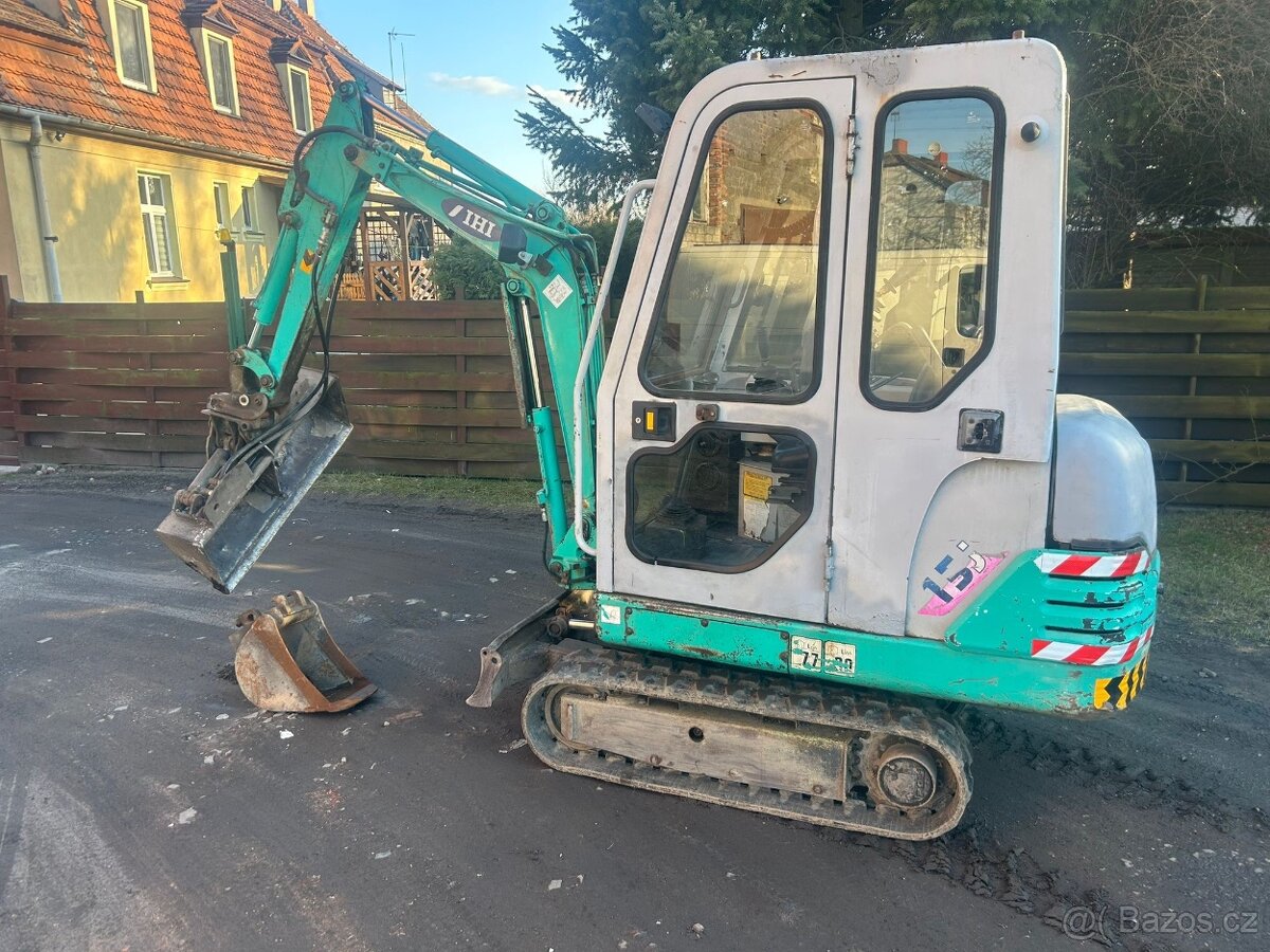Ihi 15j Minibagr 1.5T + 2x lžíce - 2