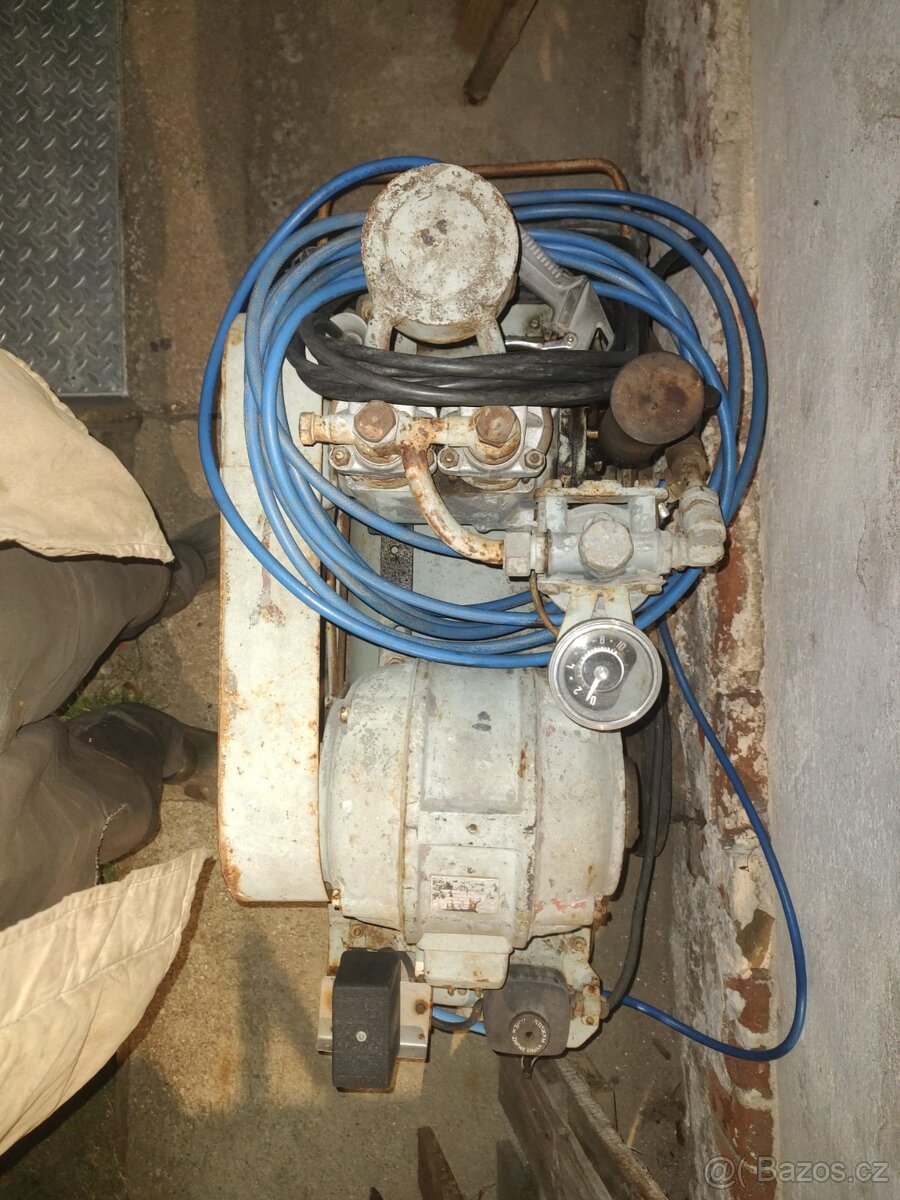 Kompresor - domácí výroba, funkční - 2