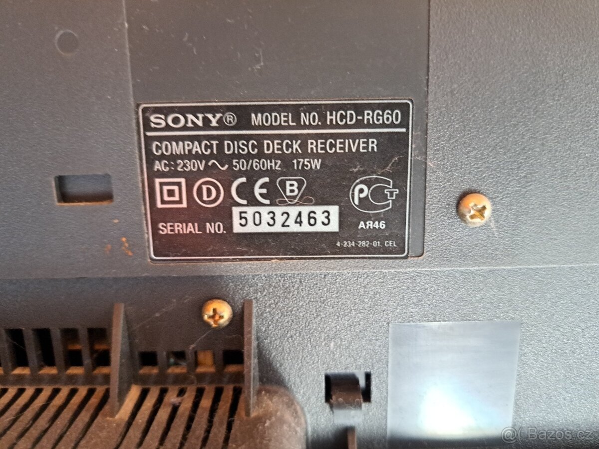Minivěž SONY HCD-RG60 - 2