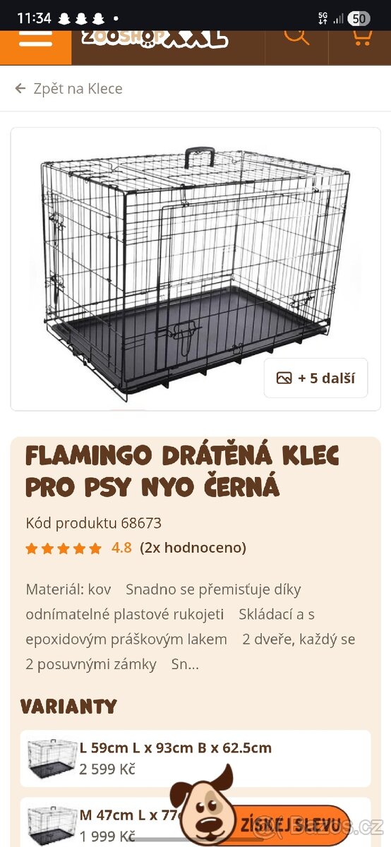 Klec pro psa - 2