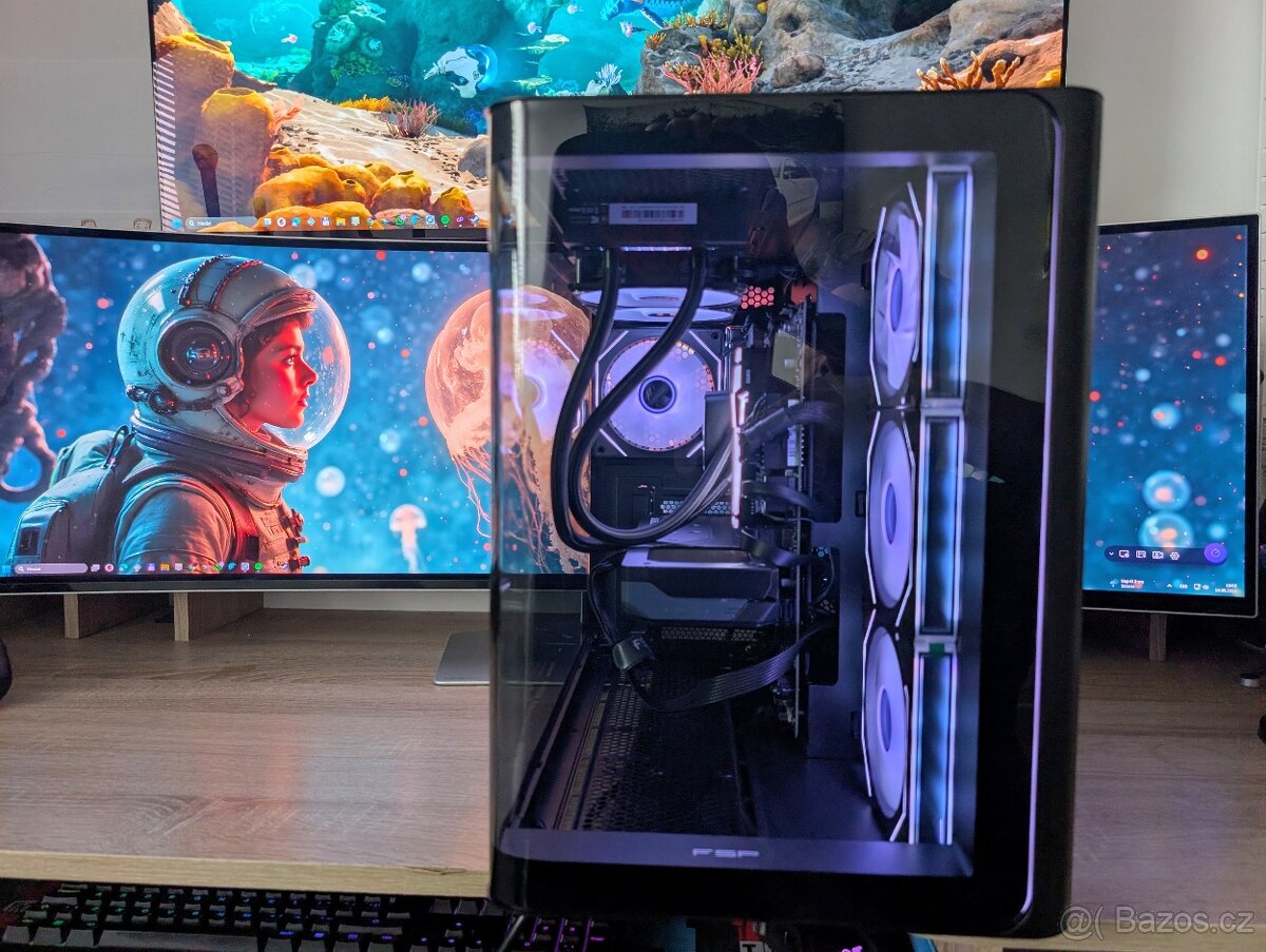 Herní PC na AM5– RX9060XT/7500F/B650/32GB/850W/Win11 - 2