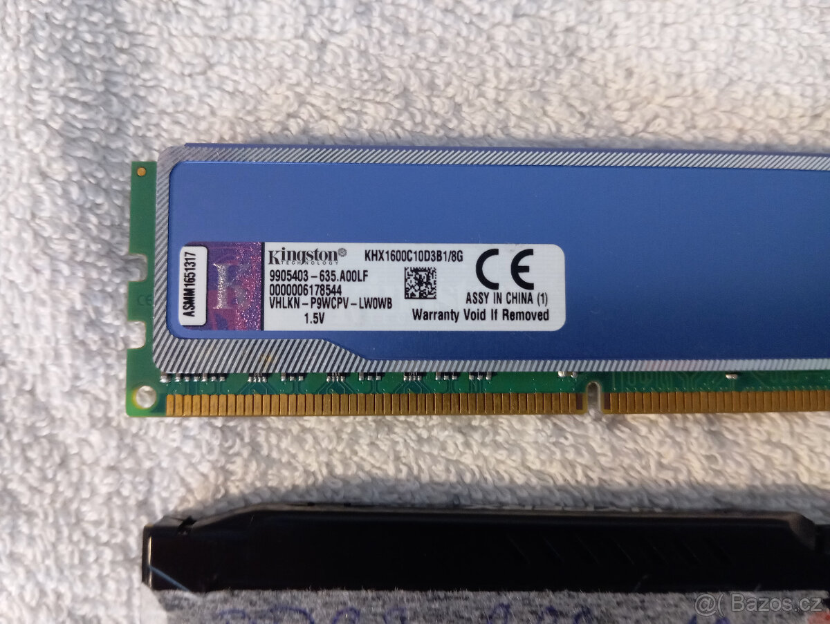 RAM DDR3 8GB 1600MHz. - 2
