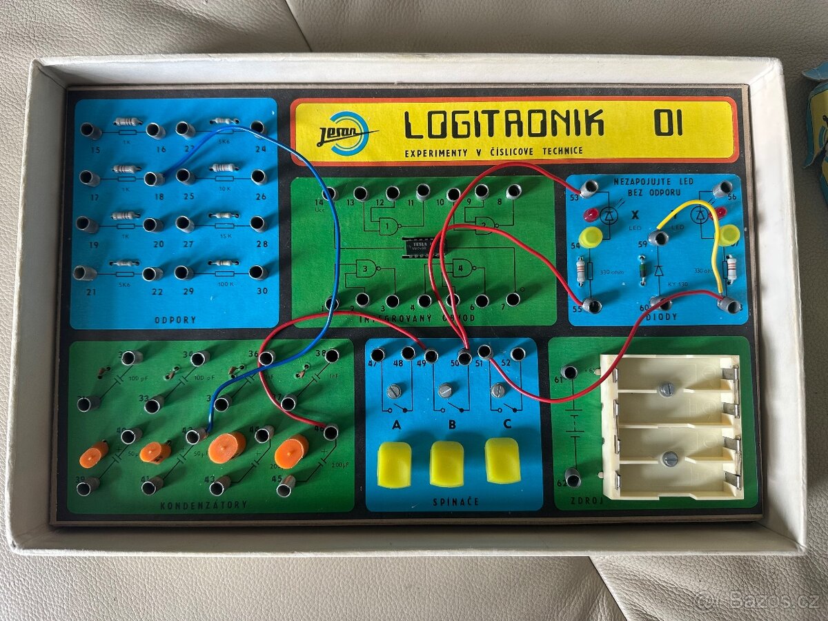 Logitronik 01 – retro elektrostavebnice - 2