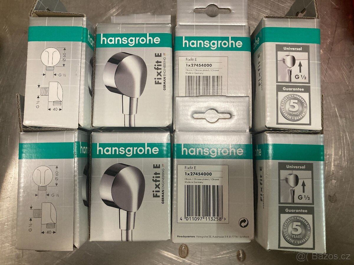 Nástěnná přípojka sprchy Hansgrohe FixFit E – Nová - 2