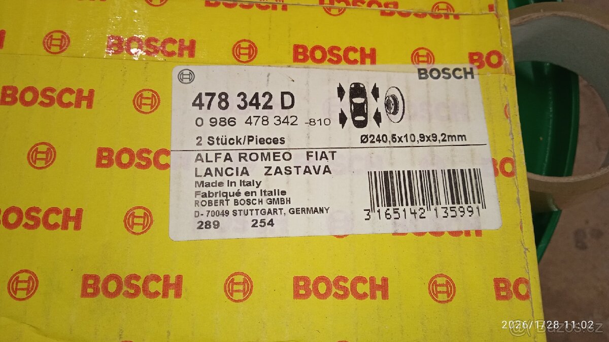 Kotouče Alfa, Fiat, Lancia - 2