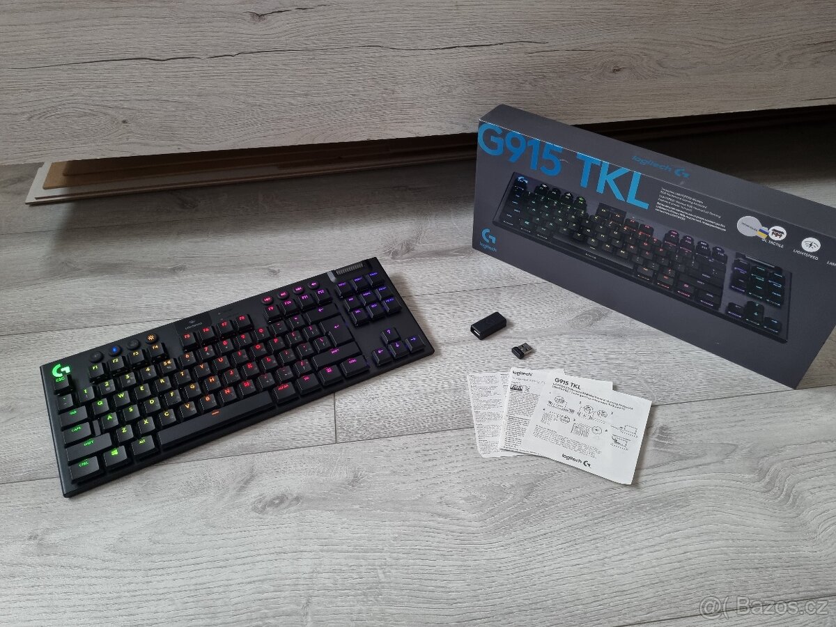 Mechanická klávesnice Logitech G915 TKL GL Tactile - 2