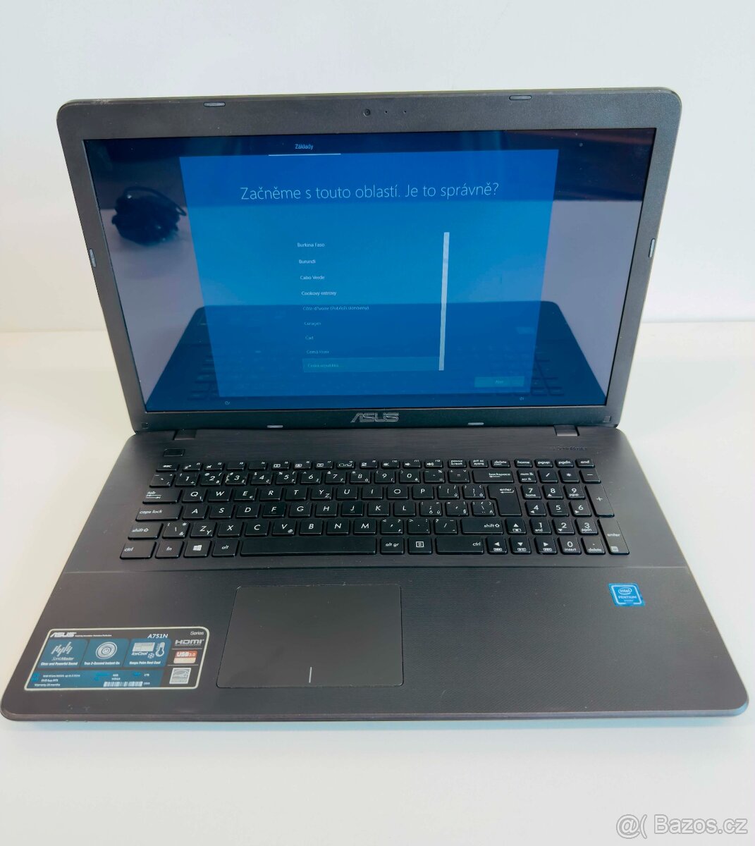 Notebook ASUS 17,3" (A751N) ( nabíječka + brašna ) - 2