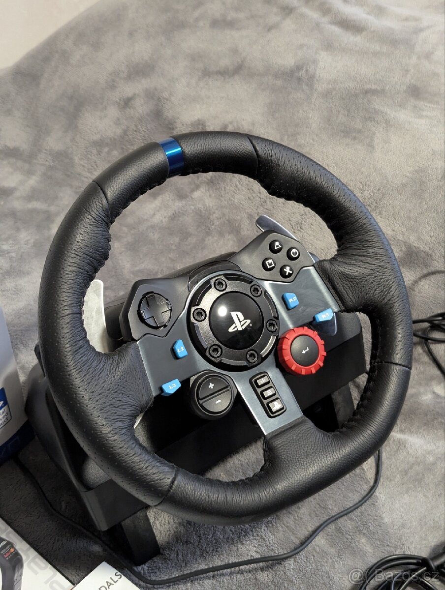 Logitech G29 + Řadici páka–top stav. - 2