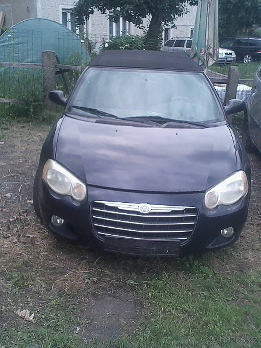chrysler sebring cabrio 2.0,104kw,r.v.7-03,2430000km. - 2