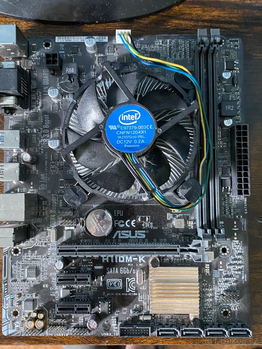 Základní deska ASUS H110M-K + Intel Core i3-6098P - 2
