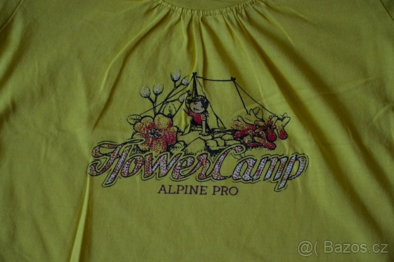 Dětské dívčí triko krátký rukáv - Flower Camp - 2