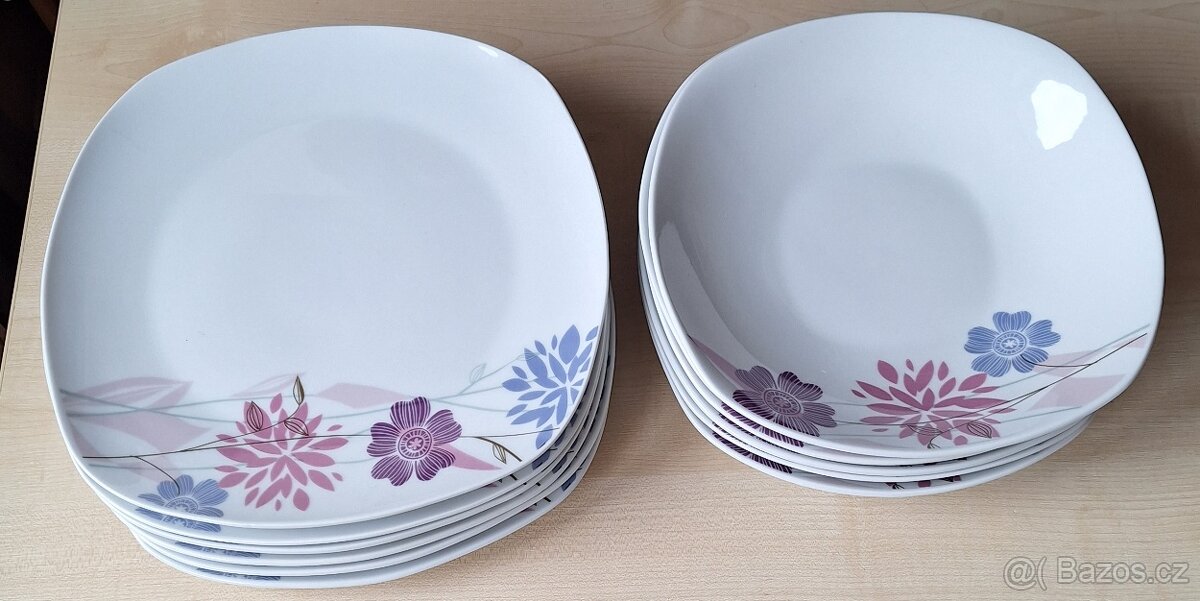 12ti dílná souprava talířů - 2