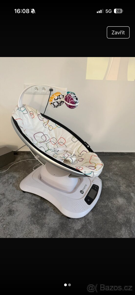 4moms Lehátko mamaRoo 4.0 Plush - 2