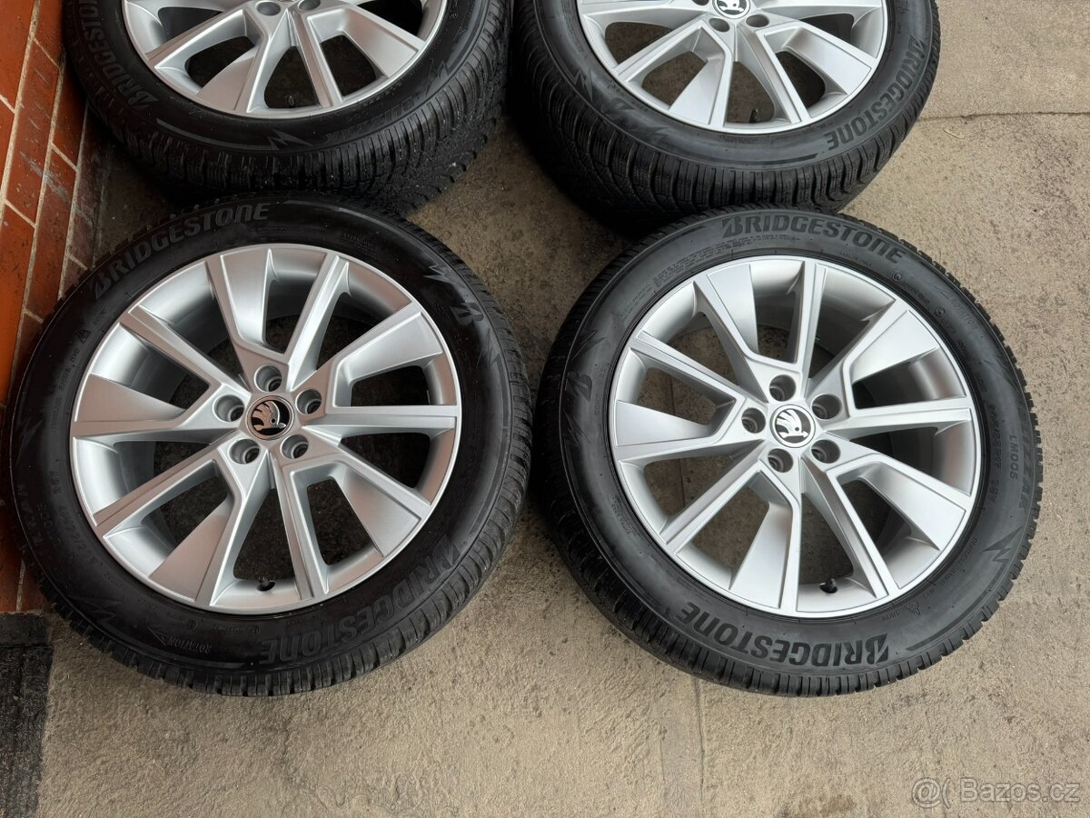 Alu 17" 5x100,škoda BRAGA zimní 90% KamiQ , TOP - 2