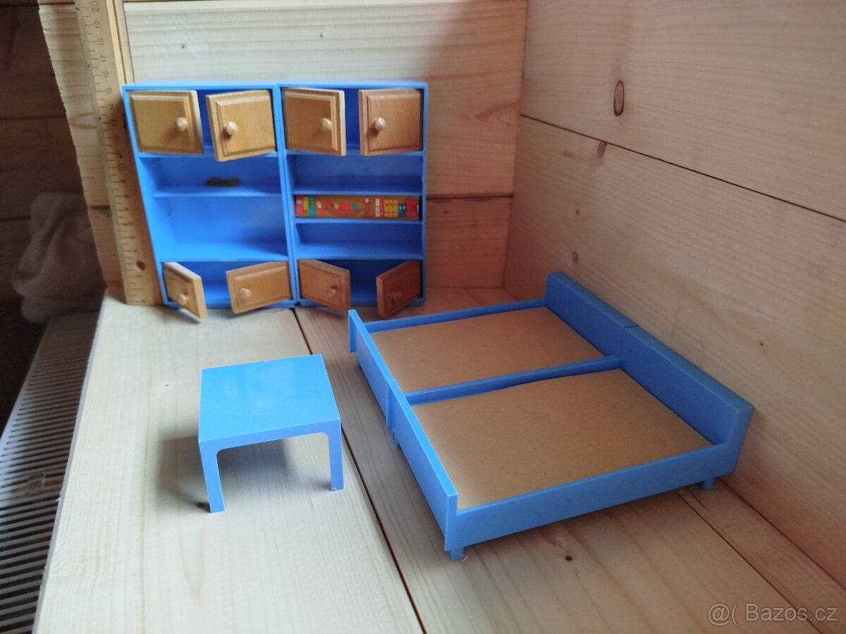 Retro nábytek pro panenky 70.-80. léta - 2